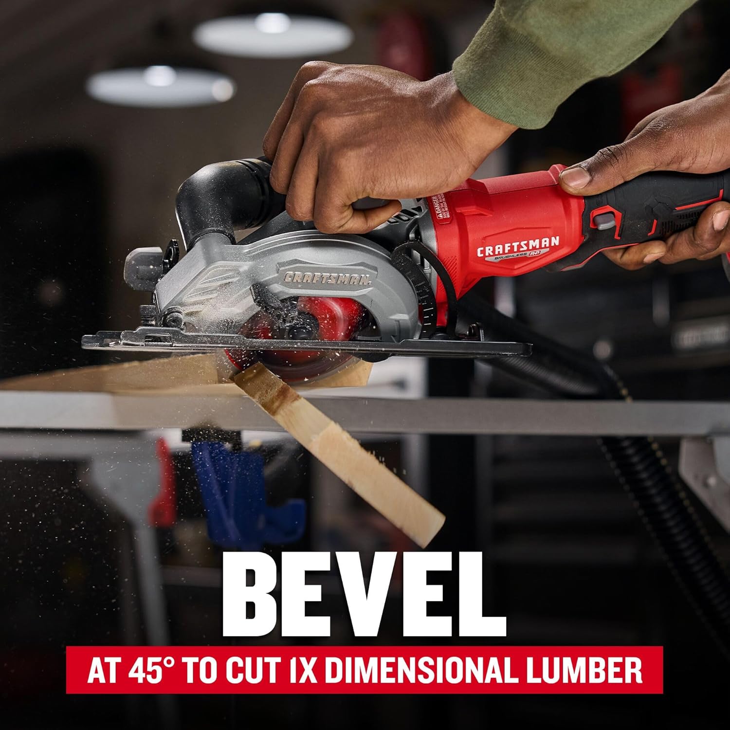 V20 4.5-inch Cordless Circular Saw, with Two Batteries