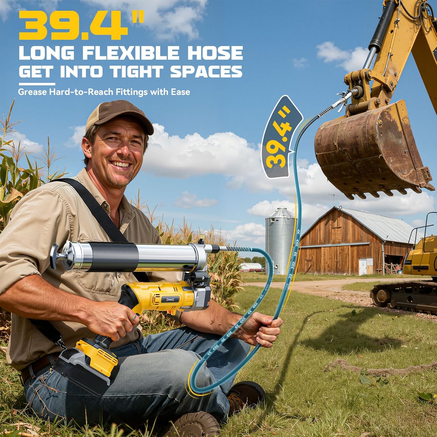 Pro 2-in-1 Cordless Grease Gun