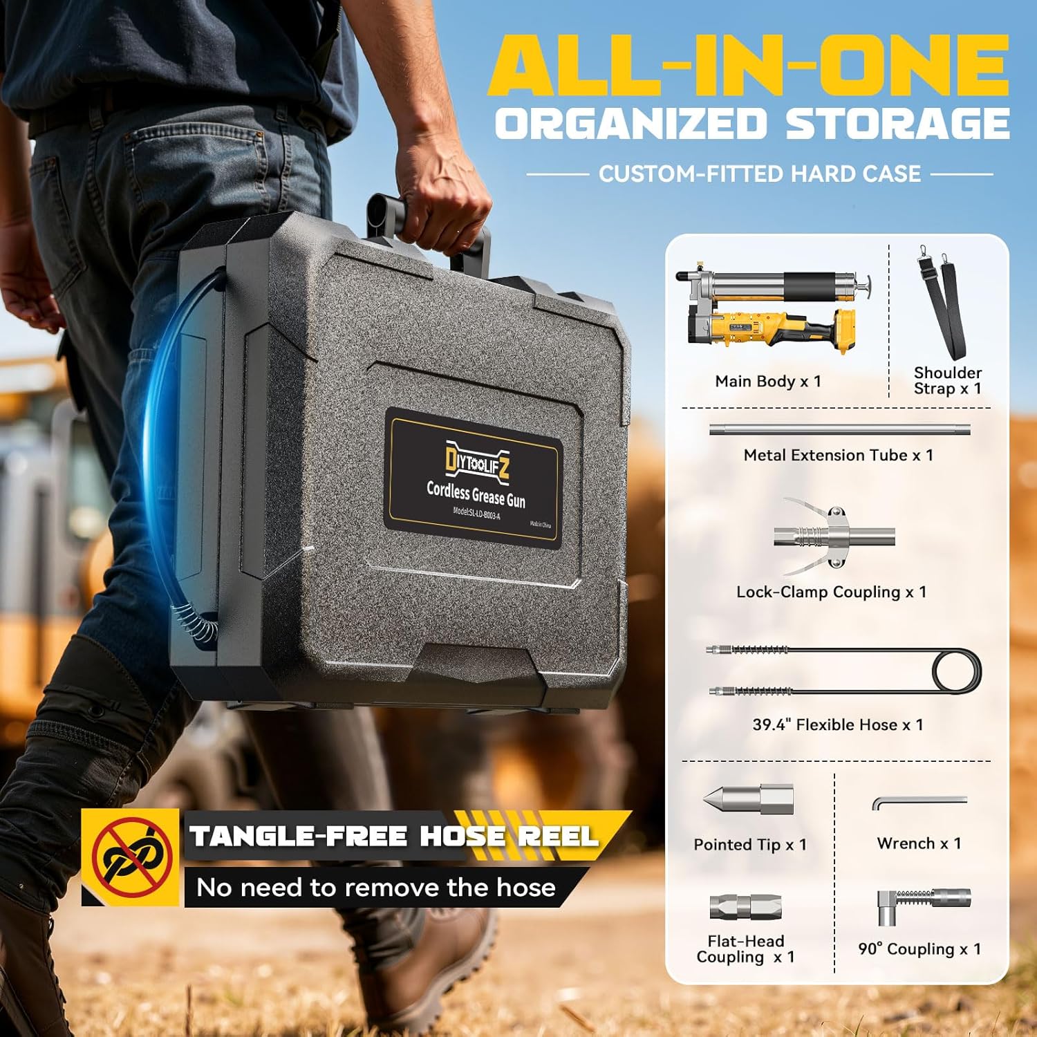 Pro 2-in-1 Cordless Grease Gun