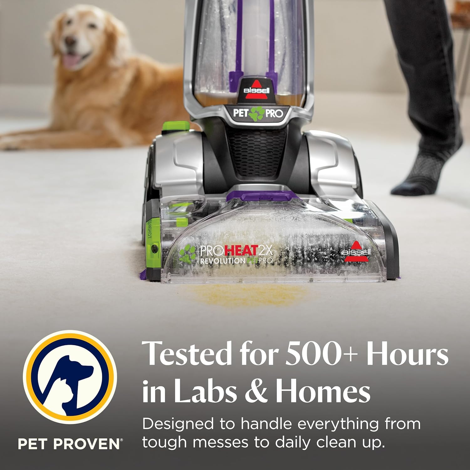 Upright Deep Cleaner, 30-minute Dry Time, Dual Dirt Lifter Powerbrush, Hose & Tool Attachment, Pet Upholstery and Tough Stain Tool Includ