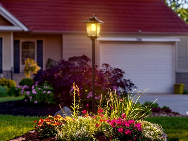 [2 Pack] PASAMIC 63" Solar Lamp Post, Outdoor Lights Waterproof, Patio Pole Light, Floor Lamp for Deck Pathway Backyard Garden Front Porch Decor, Warm White, Replaceable Bulb, Landscape Lighting, #Summervibes