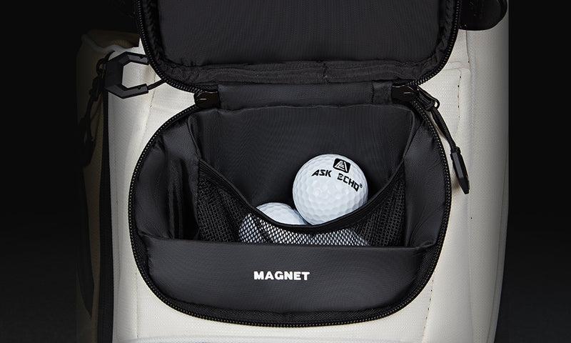 Ask Echo Golf Soundless Hybrid Stand Bag ST-LOCK Mecha 14 Way Dividers Quiet Bag / Toasted Almond Ask Echo Golf Soundless Hybrid Stand Bag ST-LOCK Mecha 14 Way Dividers Quiet Bag / Toasted Almond