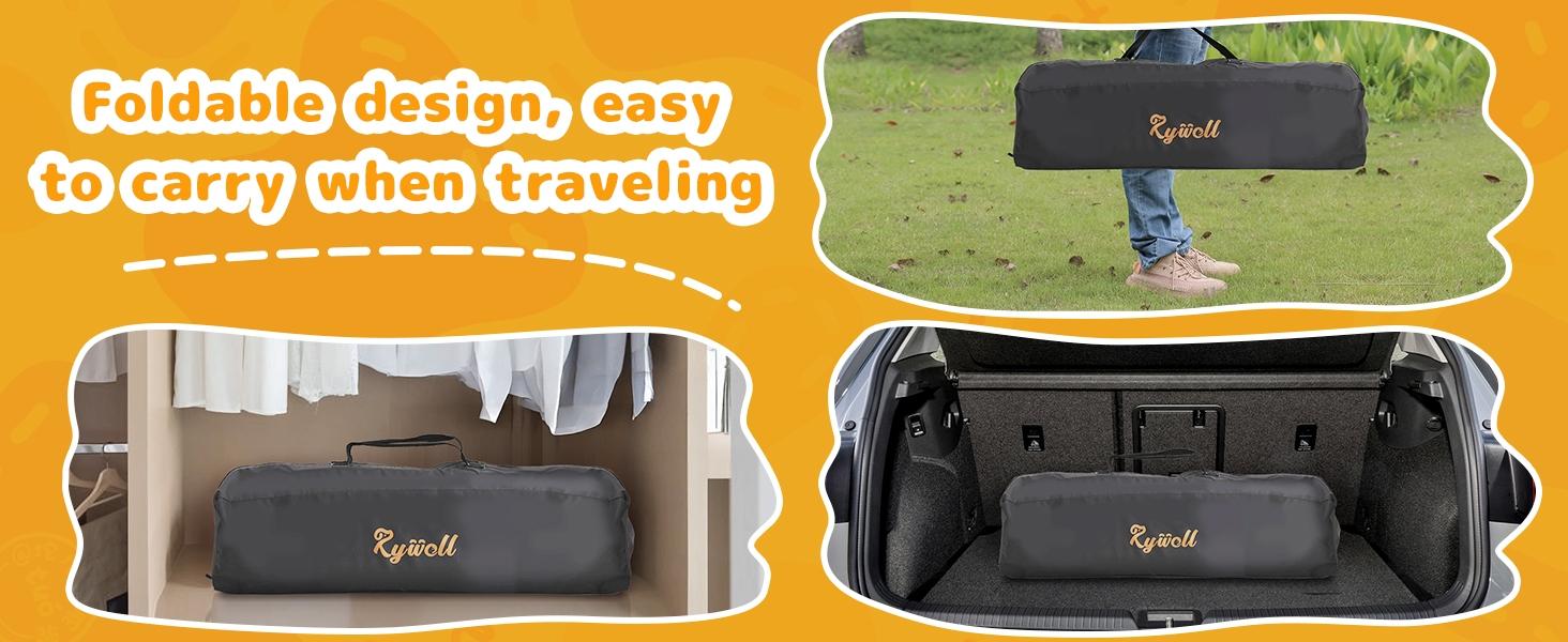 Elegear Extra Large Outdoor Cat Enclosure, 3-Tier Spacious Design&5 Windows, Weatherproof&Sunproof,Carry Bag for Patio Camping Pet Supplies Apartment