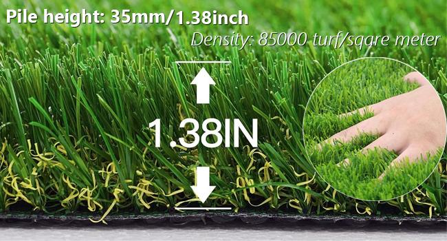 Petgrow Realistic Artificial Grass Turf -5FTX10FT(50 Square FT), Thick Fake Grass Pet Dog Mat Pad with Drain Holes- Indoor Outdoor Astroturf Garden Lawn Landscape Balcony Synthetic Faux Grass Petgrow Realistic Artificial Grass Turf -5FTX10FT(50 Square FT), Thick Fake Grass Pet Dog Mat Pad with Drain Holes- Indoor Outdoor Astroturf Garden Lawn Landscape Balcony Synthetic Faux Grass