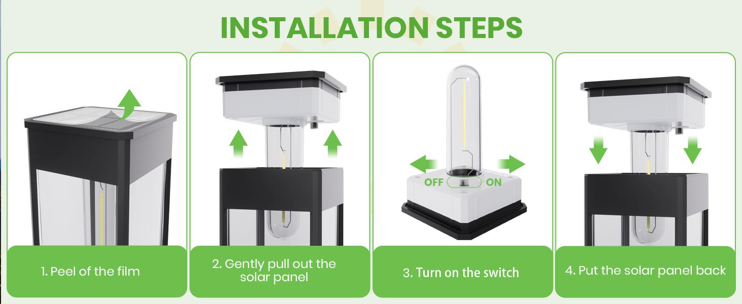 Solar Outdoor Lights,Elegant Solar Pathway Lights Modern Luxury | Easy Installation, Auto On/Off & IP65 Waterproof | For Garden, easiestgardenmakeover,Yard & Driveway, Solar Outdoor Lights, Solar Lights,Outdoor Backyard Light,summergarden