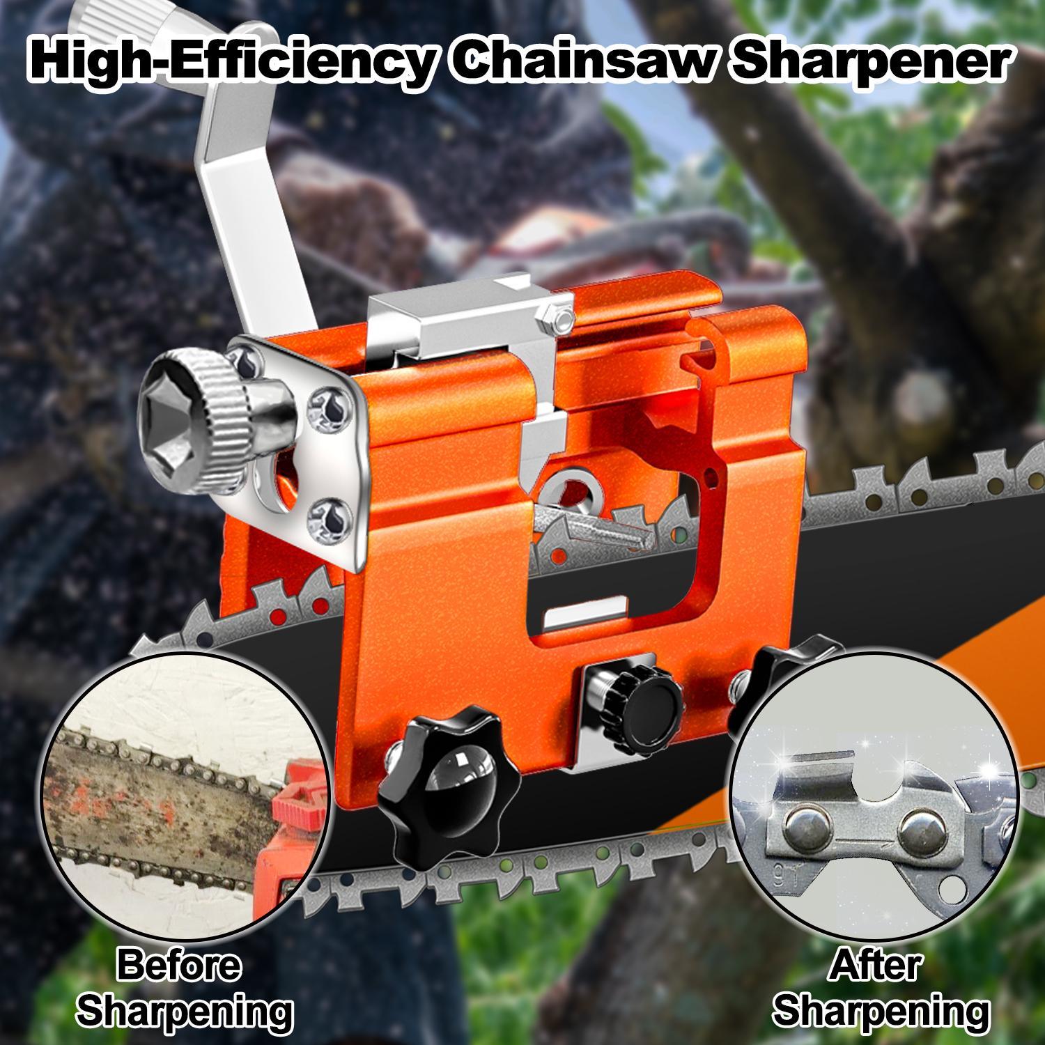 Portable Chain Saw Sharpener, Chain Saw Sharpening Tool, Heavy Duty Hardware Chain Saw Accessories, Professional Power Tool Accessories for Garden