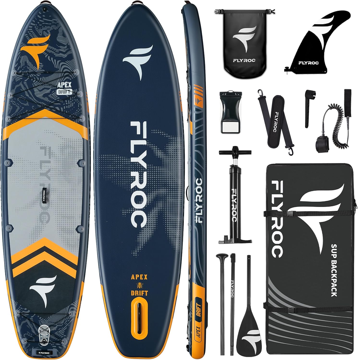 11'6x35'' Extra Wide Inflatable Paddle Board, 450lb Capacity Stand Up Paddle Board for Adults (x3)