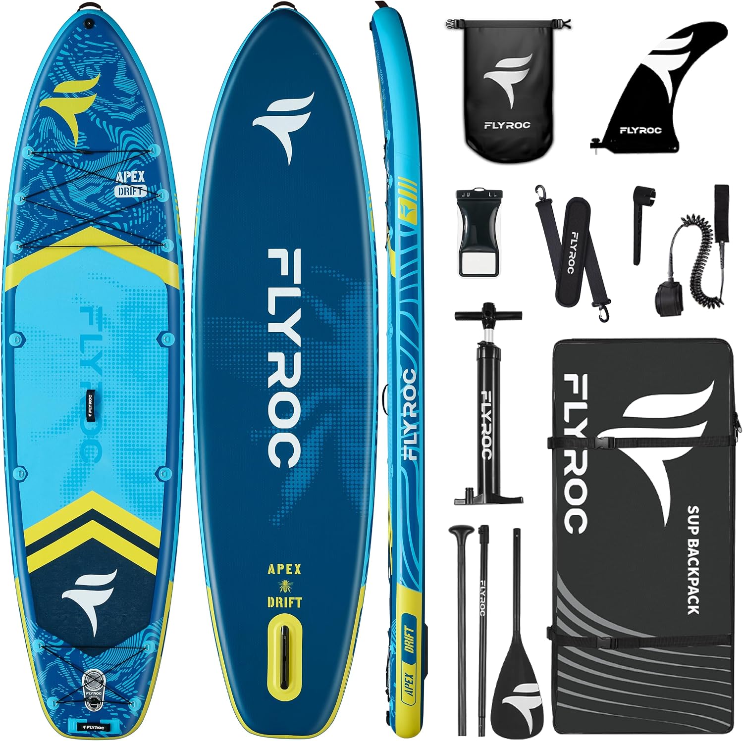 11'6x35'' Extra Wide Inflatable Paddle Board, 450lb Capacity Stand Up Paddle Board for Adults (x3)