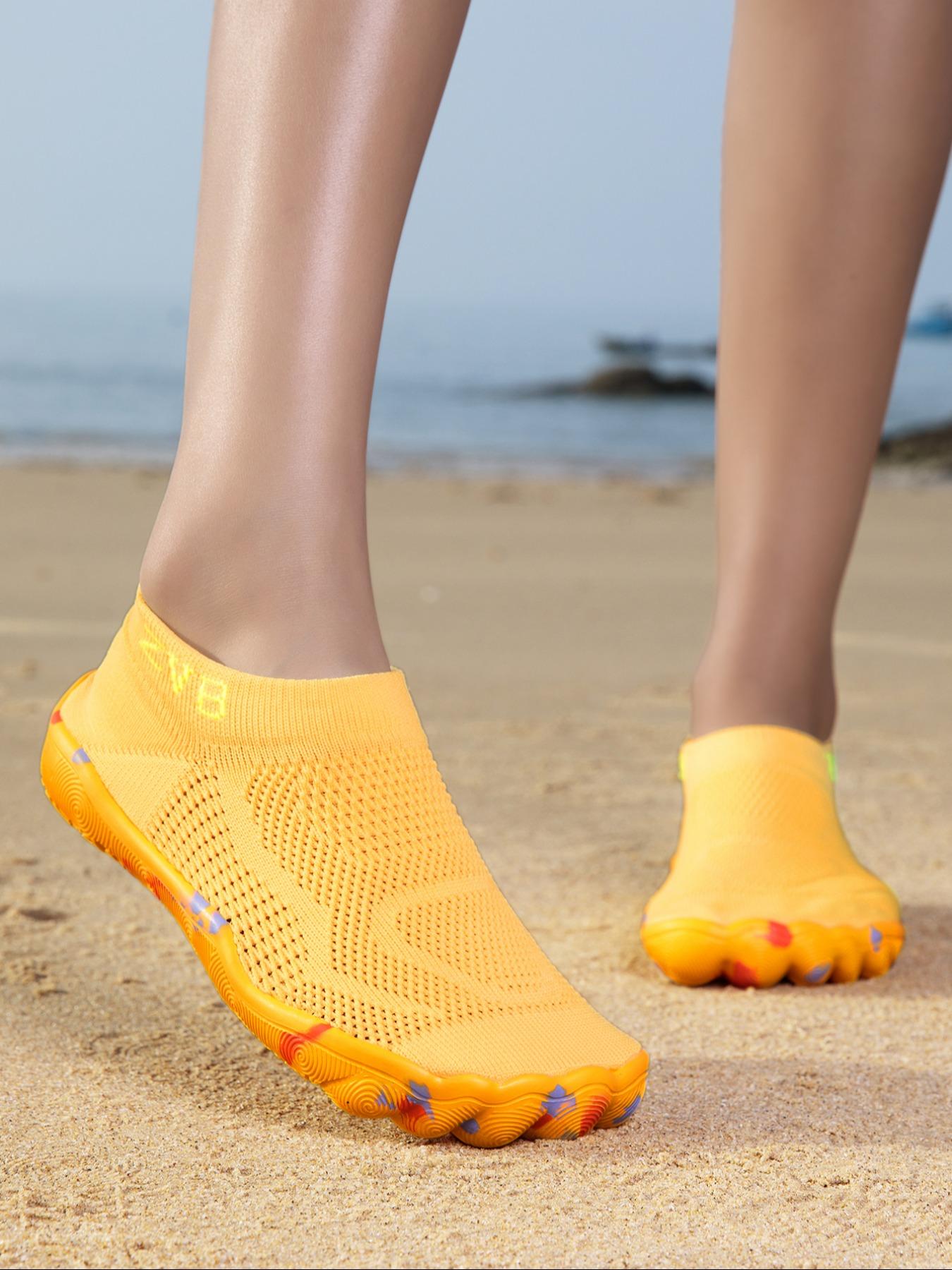 Women's Wide-Fit Breathable Water Shoes with Polyester Upper and EVA Sole, Casual All-Season Style, Ideal for Swimming, Camping and Yoga, Lightweight Swim Shoes, Aqua Shoes