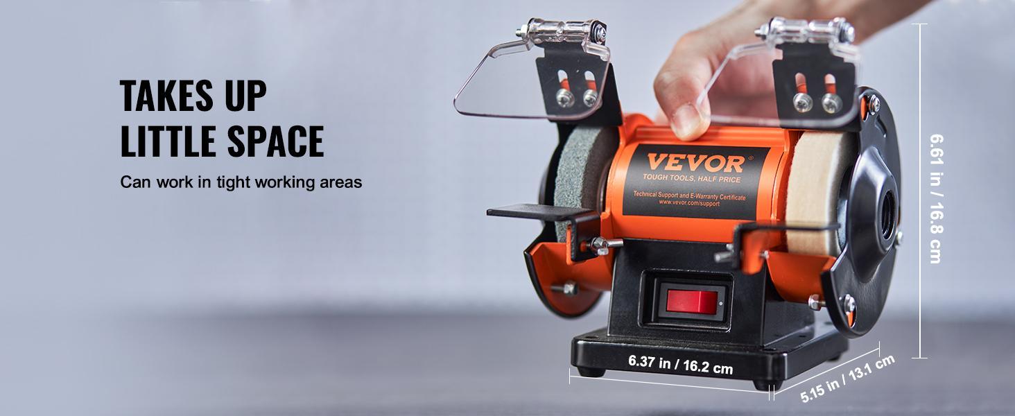 【DealsForYouDays】VEVOR Bench Polisher & Buffing Machine for Metal/Jewelry/Wood - With Wool & Abrasive Wheels, 100 Tools, 3590RPM 【DealsForYouDays】VEVOR Bench Polisher & Buffing Machine for Metal/Jewelry/Wood - With Wool & Abrasive Wheels, 100 Tools, 3590RPM
