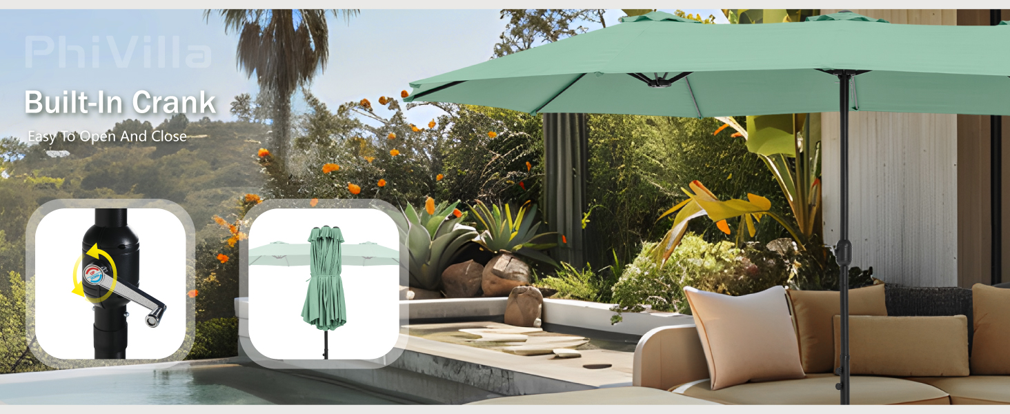 15ft outdoor umbrella