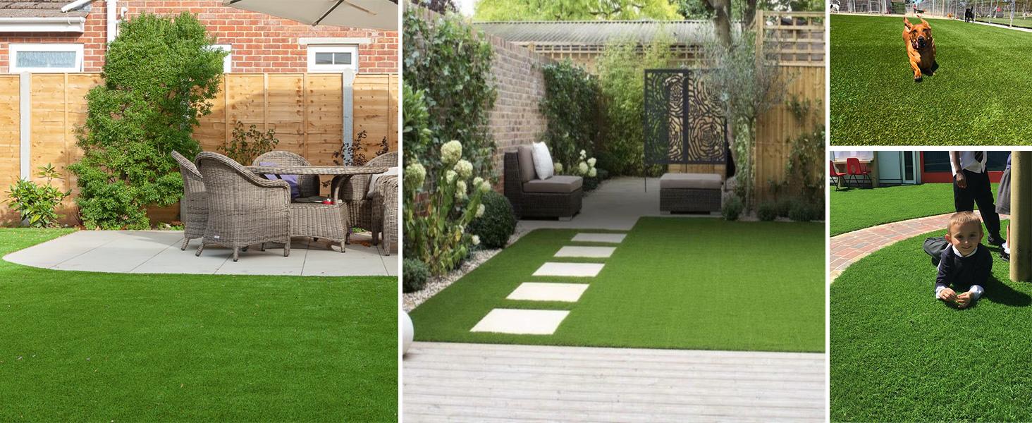 Petgrow Realistic Artificial Grass Turf -5FTX10FT(50 Square FT), Thick Fake Grass Pet Dog Mat Pad with Drain Holes- Indoor Outdoor Astroturf Garden Lawn Landscape Balcony Synthetic Faux Grass Petgrow Realistic Artificial Grass Turf -5FTX10FT(50 Square FT), Thick Fake Grass Pet Dog Mat Pad with Drain Holes- Indoor Outdoor Astroturf Garden Lawn Landscape Balcony Synthetic Faux Grass