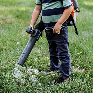 bubble leaf blower fun for kids toy