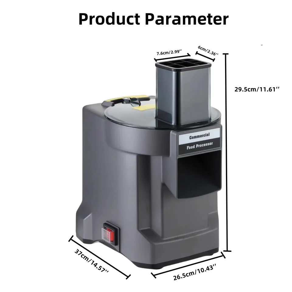2026 new electric vegetable slicer-fully automatic shredding, dicing and slicing in three, large capacity+low noise, kitchen