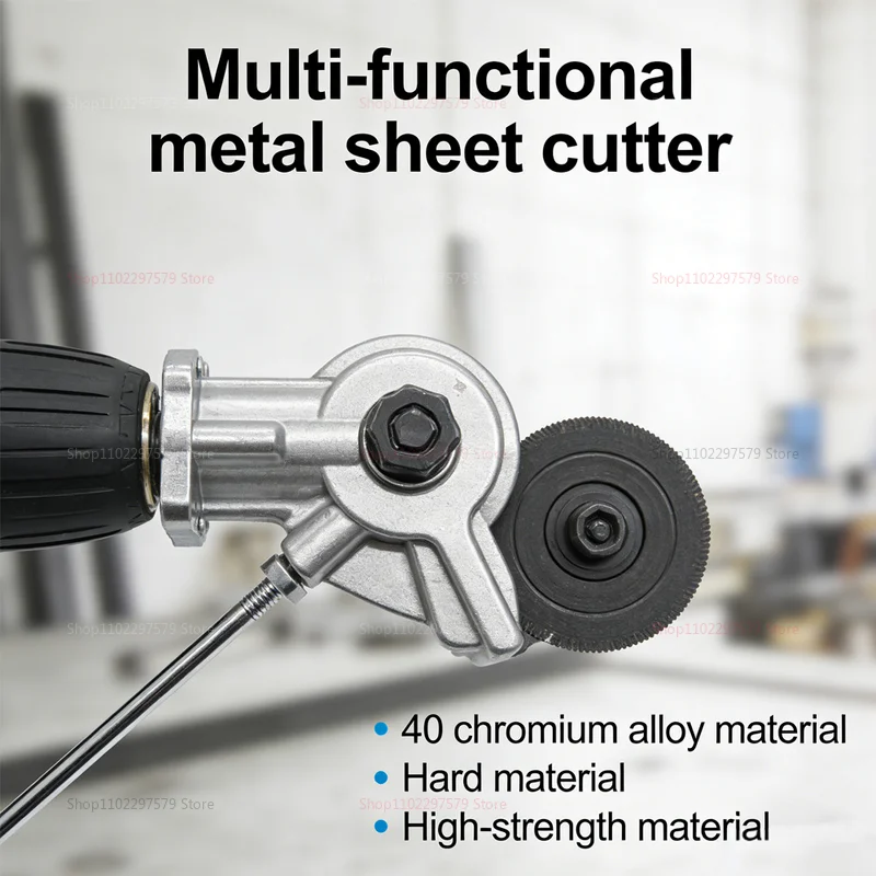 Metal Plate Cutter Attachment (Universal Electric Drill Shears)