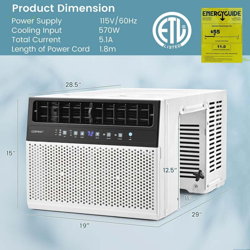 Eletriclife 10000 BTU Window Air Conditioner