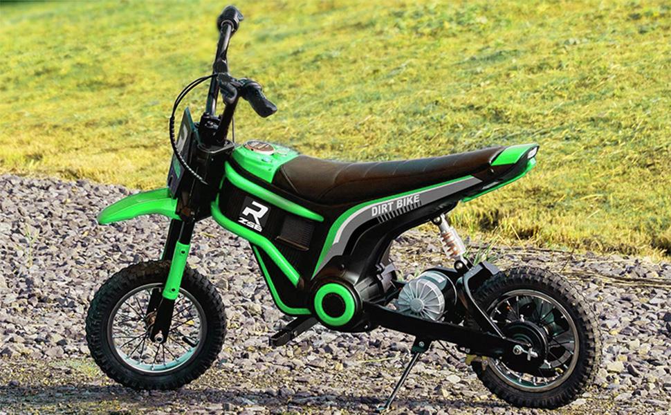 #Summervibes Aosom Electric Dirt Bike, 24V 350W Off-Road Electric Motorcycle, Up to 15 MPH with Brake, Music Horn, Rear Suspension for Ages 13+ Years #Summervibes Aosom Electric Dirt Bike, 24V 350W Off-Road Electric Motorcycle, Up to 15 MPH with Brake, Music Horn, Rear Suspension for Ages 13+ Years