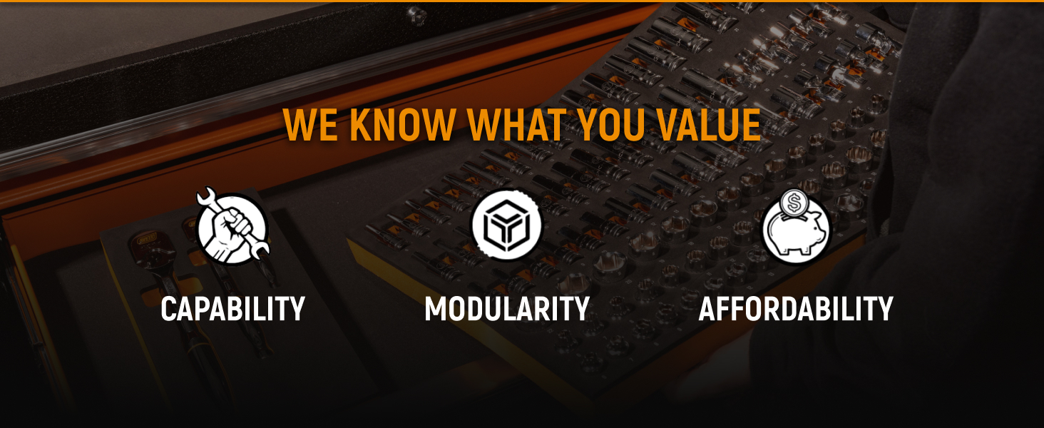 We Know What You Value. Capability, Modularity, and Affordability.