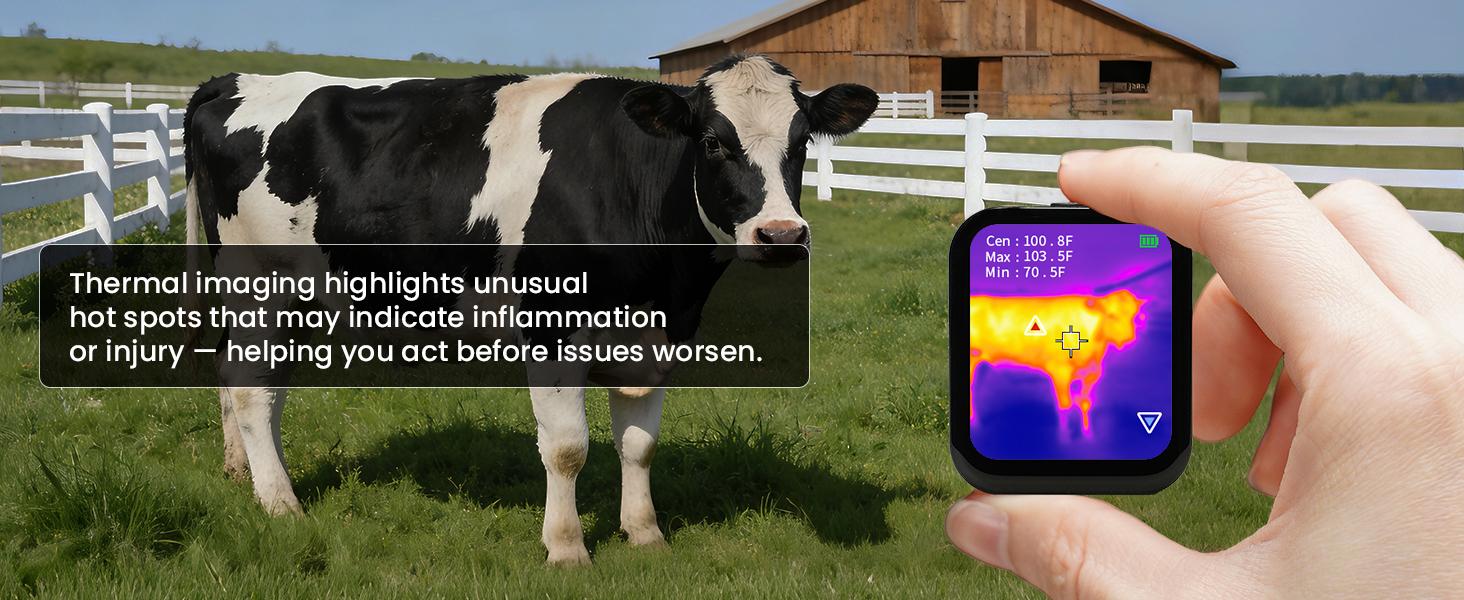 Mini Thermal Camera with Touchscreen, No App Required Small Infrared Imager for Home Inspection, 80&times;60 IR Resolution Infrared Camera for Detect Hidden Camera, Water Leak Detection