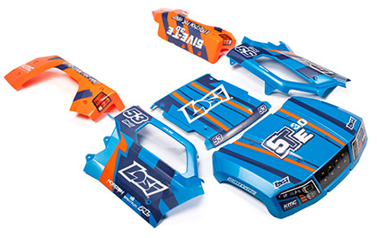 Ultra Durable Injection-Molded Body Panels for the Losi 1/5 5IVE-TE RC RTR Desert Truck