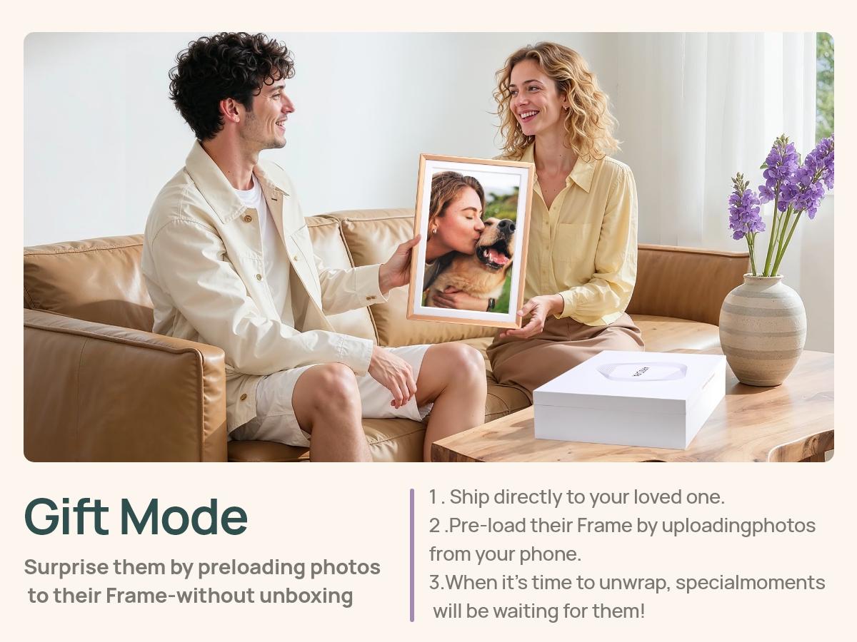 ARZOPA Digital Photo Frame 10.1/14/15.6 Inch Share 120s Videos &Photos Anywhere Touch Screen WiFi Digital Picture Frame Smart Frame Video Frame Home Decor Free Unlimited Cloud storage