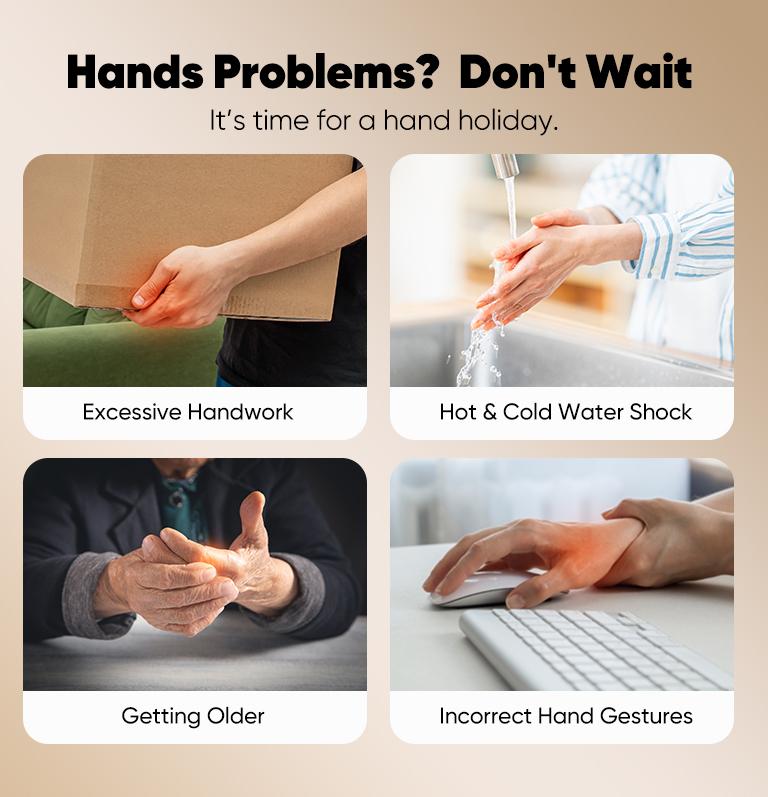 CINCOM Portable Hand Massager, Cordless, Advanced Airwave Technology, Customized Mode & Heating Function, Long-Lasting Battery Life, Auto-Off Feature, Perfect for Daily Relaxation, Comfort, White, Ideal Gift for Christmas & Birthday,summerwins