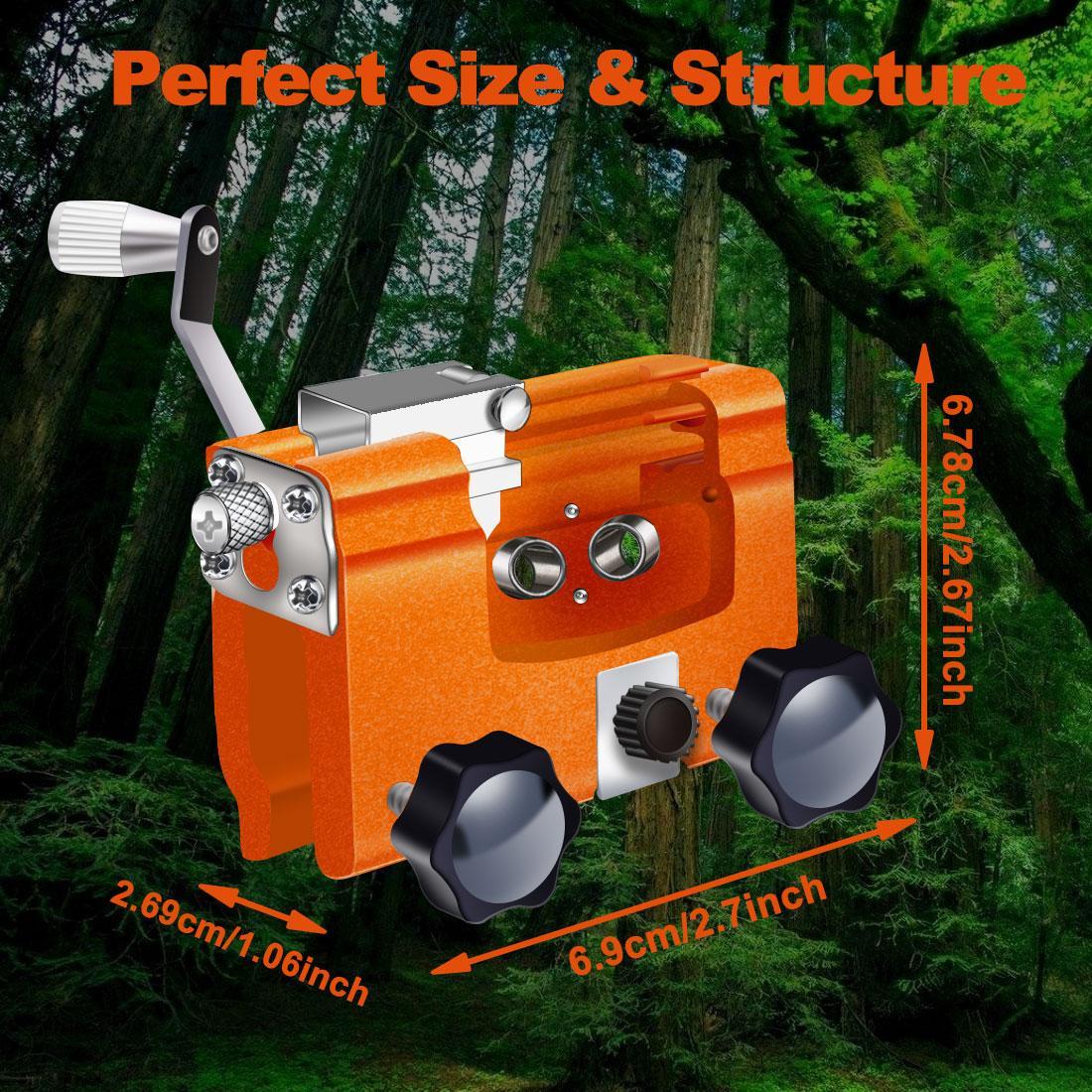 Portable Chain Saw Sharpener, Chain Saw Sharpening Tool, Heavy Duty Hardware Chain Saw Accessories, Professional Power Tool Accessories for Garden