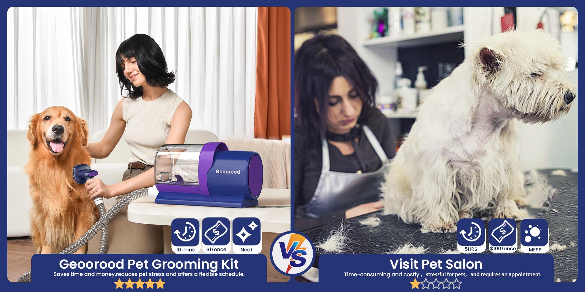 【Geoorood】 Geoorood Dog Grooming All-in-One Kit with Vacuum Brush 2.5L Large Pog, Stainless Steel Blades Lightweight Design 13KPa Suction Force Portable Cleaning Set #Summervibes #petlovers 【Geoorood】 Geoorood Dog Grooming All-in-One Kit with Vacuum Brush 2.5L Large Pog, Stainless Steel Blades Lightweight Design 13KPa Suction Force Portable Cleaning Set #Summervibes #petlovers