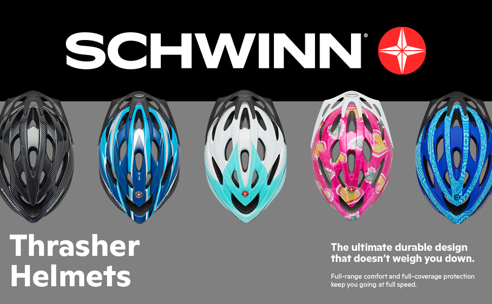 Schwinn Thrasher Bike Helmet, child, youth, adult