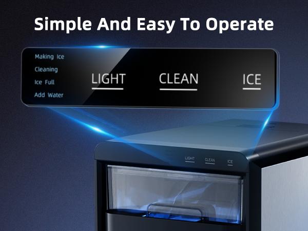 Antarctic Star Ice Maker 45Lbs/Day Quick 10-15min Self-Cleaning 24H Timer Clear Visual double door,for Home Office Bar Party Icemakermachine 【TikTokShopBlackFriday】 Antarctic Star Ice Maker 45Lbs/Day Quick 10-15min Self-Cleaning 24H Timer Clear Visual double door,for Home Office Bar Party Icemakermachine 【TikTokShopBlackFriday】