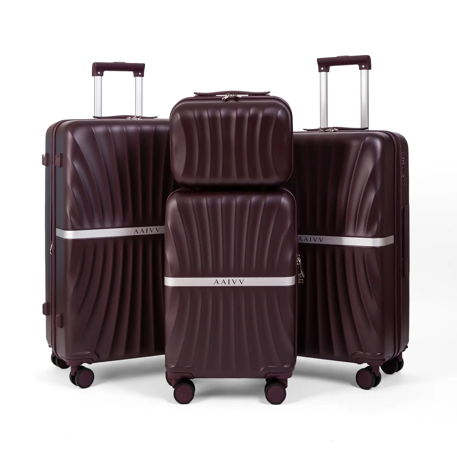 4 PCS Luggage Sets, Expandable ABS Travel Suitcase Set with Double Spinner Wheels, TSA Lock Hardshell Durable Traveling Bag Luggage Sets (13/20/26/28in) Gift for Back to School fathersdaygift fathersdaygift