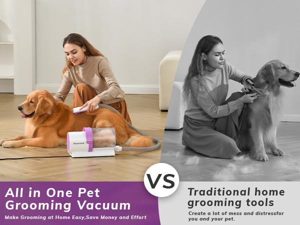 【Geoorood】 Geoorood Dog Grooming All-in-One Kit with Vacuum Brush 2.5L Large Pog, Stainless Steel Blades Lightweight Design 13KPa Suction Force Portable Cleaning Set #Summervibes #petlovers 【Geoorood】 Geoorood Dog Grooming All-in-One Kit with Vacuum Brush 2.5L Large Pog, Stainless Steel Blades Lightweight Design 13KPa Suction Force Portable Cleaning Set #Summervibes #petlovers