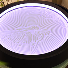 sand art meditation decor sandscape move accessory calm desk perpetual motion liquid desktop
