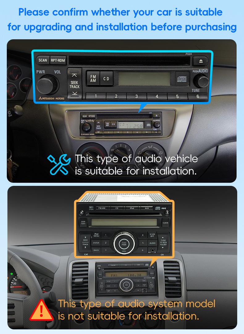 Haudio 2026 10.1" Rotatable Touch Screen Car Stereo Single Din - Android 13, Wireless CarPlay/Android Auto, 4-Core CPU, 2GB+32GB, GPS Navigation, Hi-Fi Sound, Bluetooth 4.2, AHD Backup Camera (Vertical Fit) Haudio 2026 10.1" Rotatable Touch Screen Car Stereo Single Din - Android 13, Wireless CarPlay/Android Auto, 4-Core CPU, 2GB+32GB, GPS Navigation, Hi-Fi Sound, Bluetooth 4.2, AHD Backup Camera (Vertical Fit)