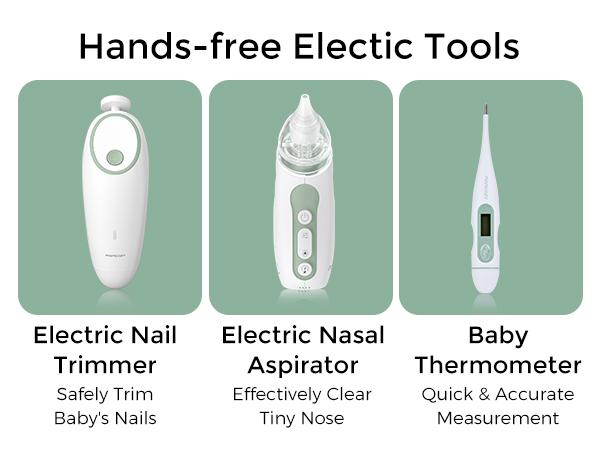 Momcozy Elite Baby Kit, Superior Gift Set for Grooming & Health & Cleansing, Include Electric Nail File&Nasal Aspirator, Heated Tummy Wrap,Thermometer,Bath Brush,Teether,Medicine Pacifier,Storage Case Momcozy Elite Baby Kit, Superior Gift Set for Grooming & Health & Cleansing, Include Electric Nail File&Nasal Aspirator, Heated Tummy Wrap,Thermometer,Bath Brush,Teether,Medicine Pacifier,Storage Case