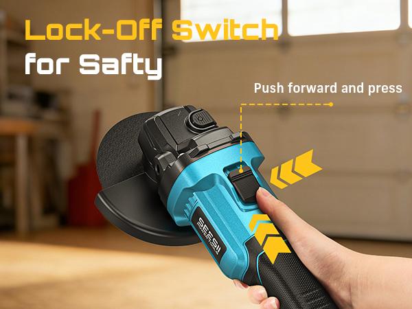 SEESII Cordless Angle Grinder Kit with 2x4.0Ah Batteries, 10000RPM Brushless Electric Metal Grinder w/ 4-1/2" Cutting Wheel, Flap Wheel, and Wool Carving Wheel for Precision Cutting & Grinding#SummerVibes