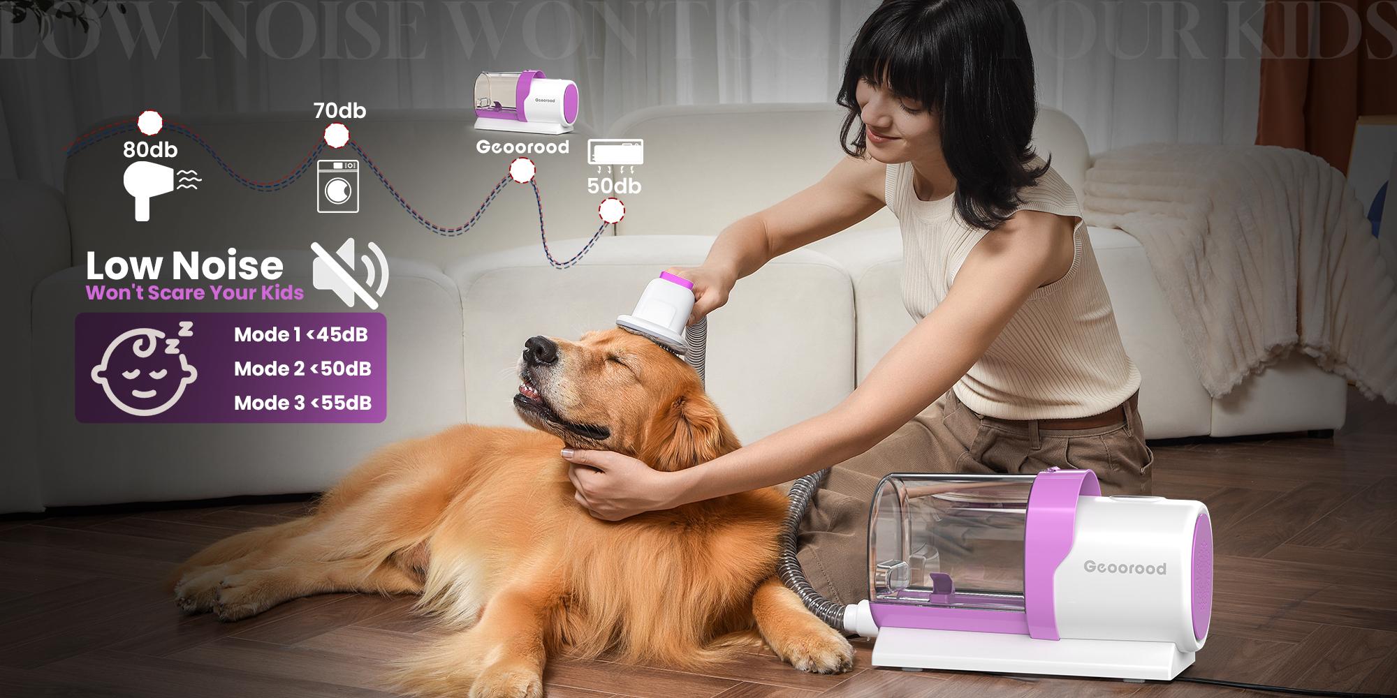【Geoorood】 Geoorood Dog Grooming All-in-One Kit with Vacuum Brush 2.5L Large Pog, Stainless Steel Blades Lightweight Design 13KPa Suction Force Portable Cleaning Set #Summervibes #petlovers 【Geoorood】 Geoorood Dog Grooming All-in-One Kit with Vacuum Brush 2.5L Large Pog, Stainless Steel Blades Lightweight Design 13KPa Suction Force Portable Cleaning Set #Summervibes #petlovers