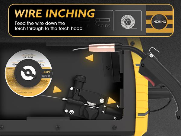 [fathersdaygift] TOOLIOM MIG-135-PRO Flux Core Welder - 135A 110V 3-in-1 Gasless MIG/Lift TIG/MMA Welding Machine, Inverter Wire Feed Welder for Home DIY, Includes Gloves & E71T-GS Wire