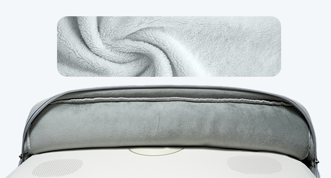 monitor carrying case with soft velvet lining
