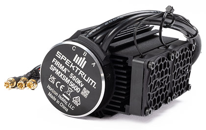 Dual Losi 50mm Cooling Fans and Heatsink for the Losi 1/5 5IVE-TE RC RTR Desert Truck