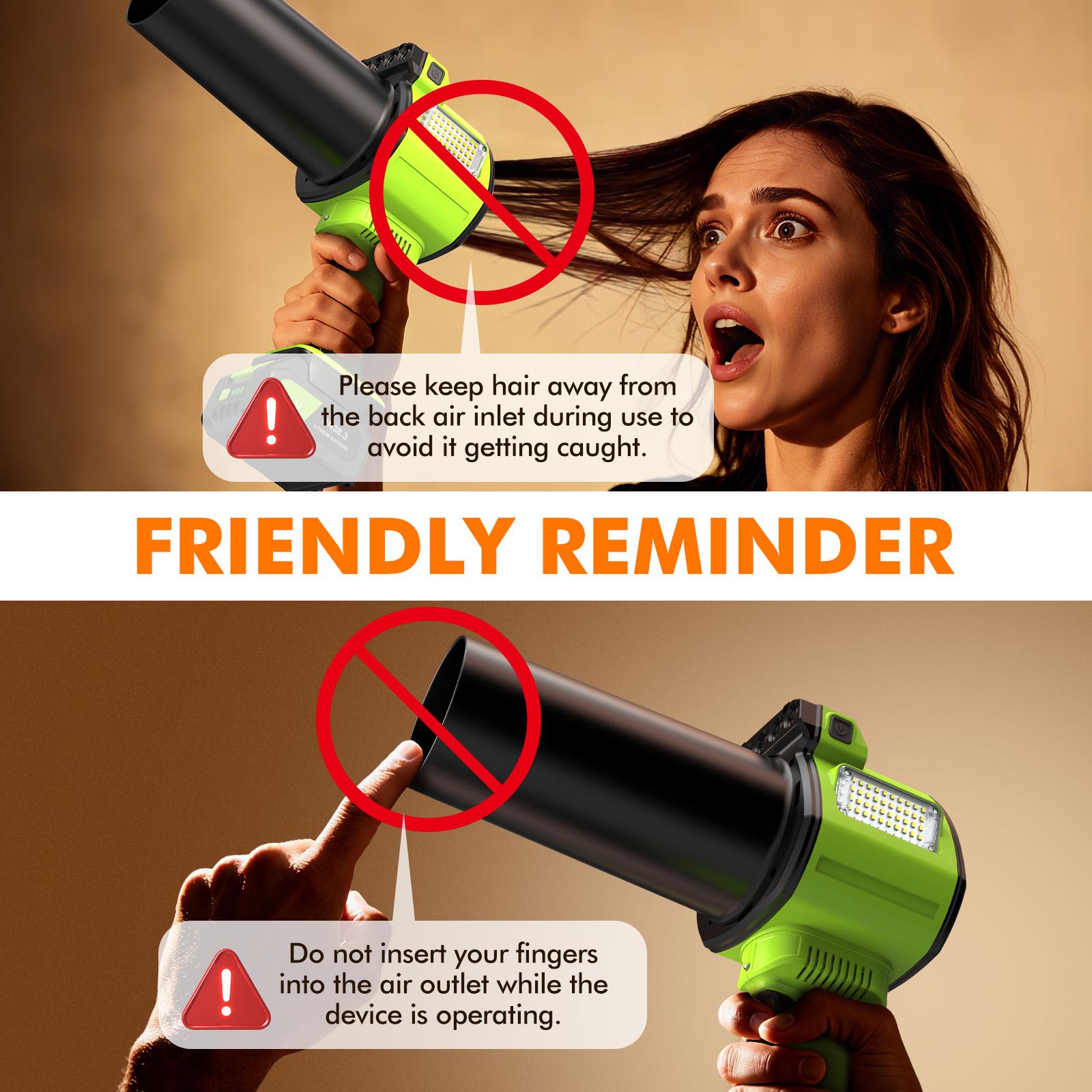 OGERY Updated Leaf Blower Cordless with Lights, 21V Powerful Electric Leaf Blowers with 2 x 3.0Ah Batteries & Charger, 700CFM 140MPH 900G Wind Pressure Lightweight Handheld Blower for Lawn Care Yard Garden summerwins