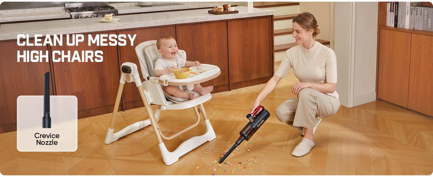 【FathersDayGift】Fanttik Cruise V11 APEX Handheld Vacuum Cordless, 4-in-1 Vacuum Cleaner with 180° Rotatable Handle, 145W Brushless Motor, LED Touch Screen, 3 Suction Modes for Home Corners, Kitchen, Car, Crevices Summervibes, Rechargeable Cordless, Cars A
