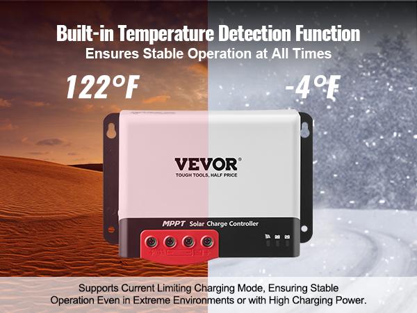 summervibes VEVOR 50A MPPT Solar Charge Controller, 12V/ 24V Auto DC Input, Solar Panel Regulator Charger with Bluetooth Module, 98 Charging Efficiency for Sealed(AGM), Gel, Flooded and Lithium Battery Charging summervibes VEVOR 50A MPPT Solar Charge Controller, 12V/ 24V Auto DC Input, Solar Panel Regulator Charger with Bluetooth Module, 98 Charging Efficiency for Sealed(AGM), Gel, Flooded and Lithium Battery Charging
