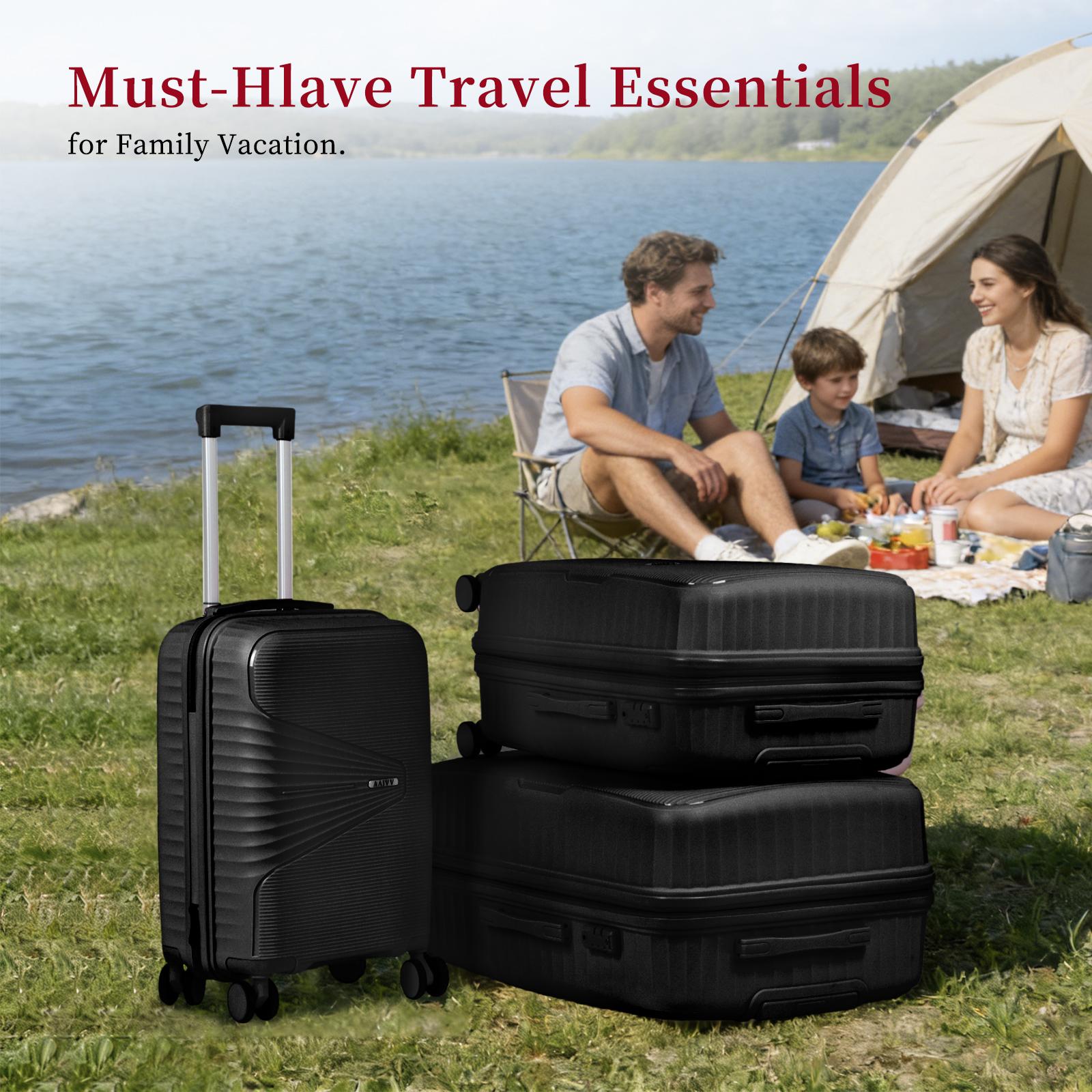 AAIVV 4 PCS Luggage Sets, with Double Spinner Wheels Expandable ABS Travel Suitcase Set, TSA Lock Hardshell Durable Traveling Bag Luggage Sets (13/20/26/28in) summervibes AAIVV 4 PCS Luggage Sets, with Double Spinner Wheels Expandable ABS Travel Suitcase Set, TSA Lock Hardshell Durable Traveling Bag Luggage Sets (13/20/26/28in) summervibes