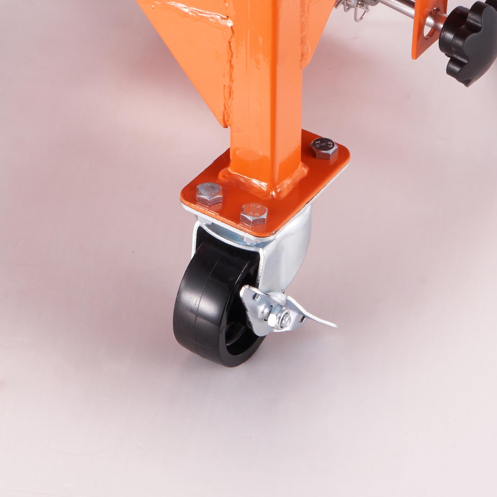 【Summervibes】VEVOR Hydraulic Motorcycle Lift Table, 350 LBS Capacity Motorcycle Scissor Jack Lift with Wide Deck, J-hooks, 4 Wheels, Hydraulic Foot-Operated Jack Stand for ATV Dirt Bikes