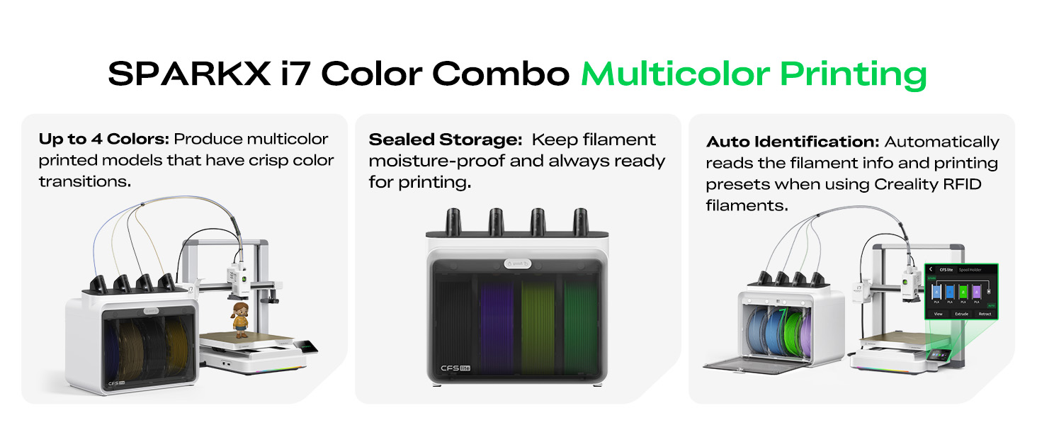 SPARKX i7 Color Combo Multicolor Printing