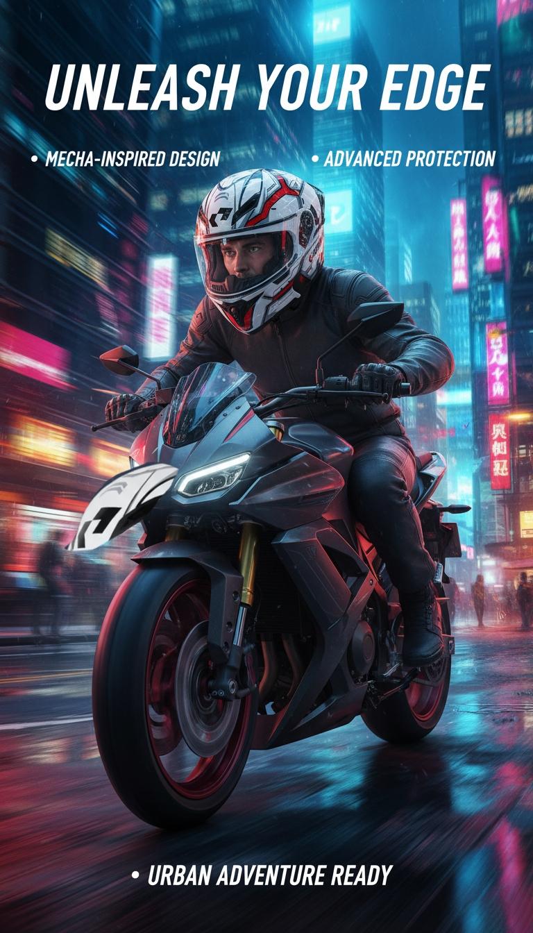 Motorcycle Helmet with Dual Lenses, Full Face Helmet, Unisex Small Helmet, Stylish Colorful Lenses, Dot Certified Safety Hat, Versatile and Trendy
