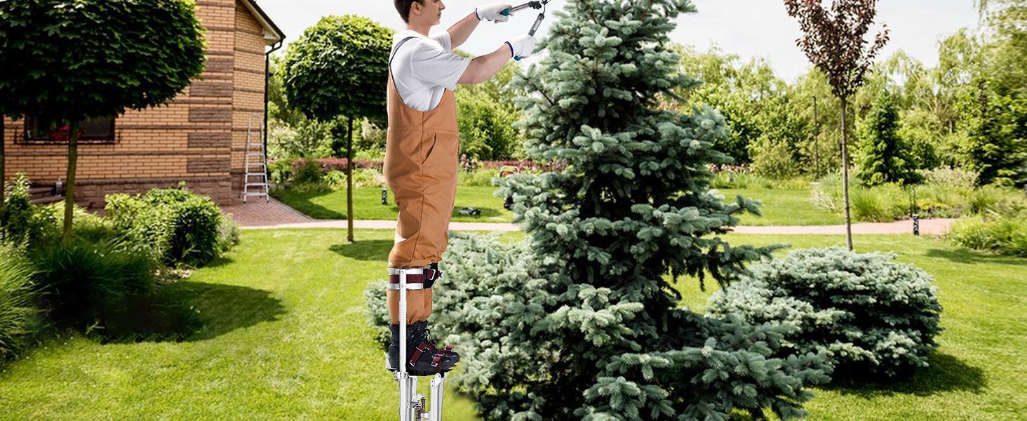 【DealsForYouDays】VEVOR Drywall Stilts, 18''-30'' Adjustable Aluminum Tool Stilts with Protective Knee Pads, Durable and Non-slip Work Stilts for Sheetrock Painting, Walking, Taping, Silver 【DealsForYouDays】VEVOR Drywall Stilts, 18''-30'' Adjustable Aluminum Tool Stilts with Protective Knee Pads, Durable and Non-slip Work Stilts for Sheetrock Painting, Walking, Taping, Silver