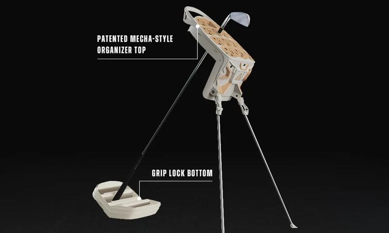 Ask Echo Golf Soundless Hybrid Stand Bag ST-LOCK Mecha 14 Way Dividers Quiet Bag / Toasted Almond Ask Echo Golf Soundless Hybrid Stand Bag ST-LOCK Mecha 14 Way Dividers Quiet Bag / Toasted Almond