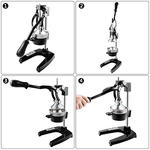 ROVSUN Professional Citrus Juicer Lemon Squeezer, Commercial Manual Fruit Press Juicer for Lemon Pomegranate Orange Juice, Heavy Duty Hand Press Orange Juicer Press and Lime Squeezer Stand summervibes ROVSUN Professional Citrus Juicer Lemon Squeezer, Commercial Manual Fruit Press Juicer for Lemon Pomegranate Orange Juice, Heavy Duty Hand Press Orange Juicer Press and Lime Squeezer Stand summervibes